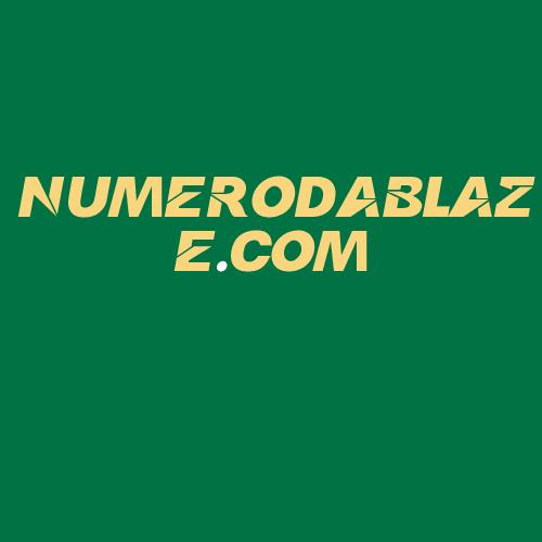 Logo da NUMERODABLAZE